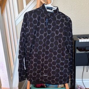 English Laundry Dark Patterned Shirt Jacket